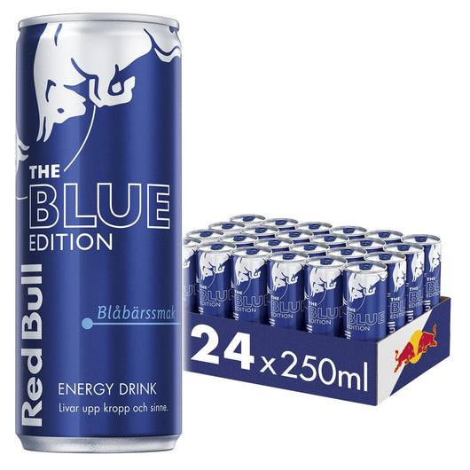 24 x Blue Edition Energidryck, 250 ml - Begrip