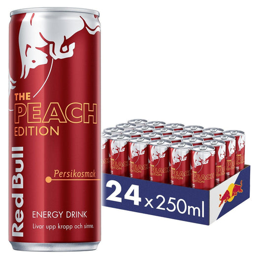 24 x Peach Edition Energidryck, 250 ml - Begrip