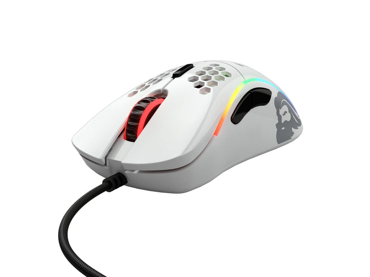 Glorious Model D Gaming Mus Glossy Vit - Begrip