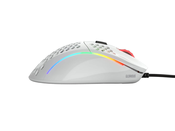 Glorious Model D Gaming Mus Glossy Vit - Begrip