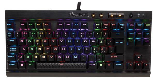 Corsair Gaming Keyboard K65 RAPIDFIRE RGB Cherry MX Speed - Begrip